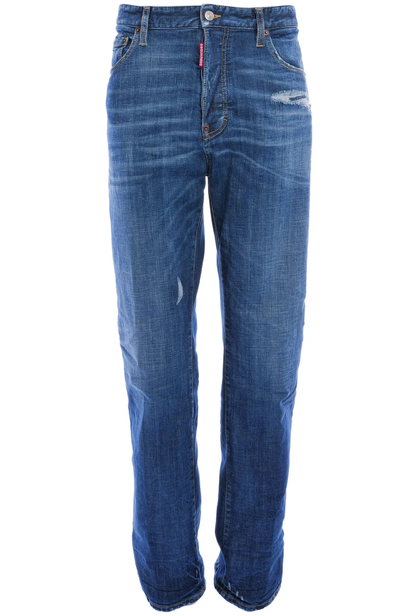 Jeans '642' Blau Stretch