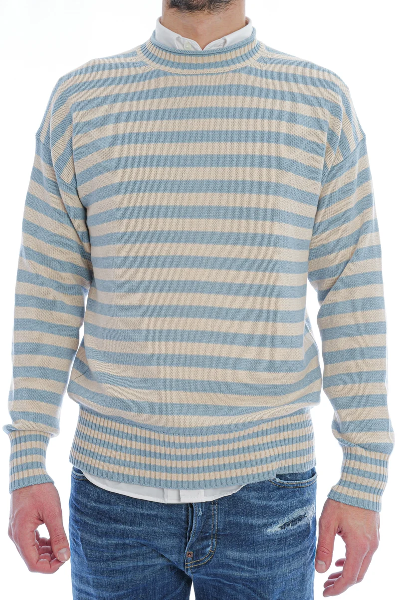 Pullover Glattstrick Gestreift
