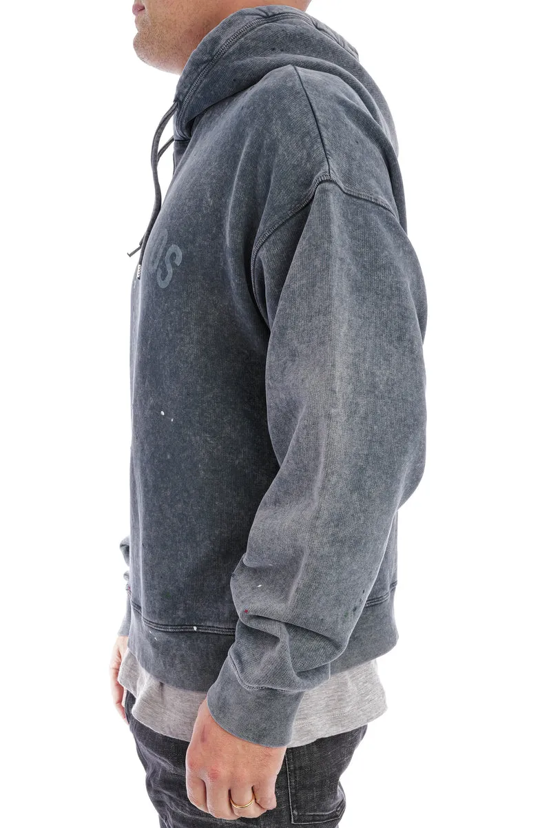 Kapuzensweatshirt Delavé Blau