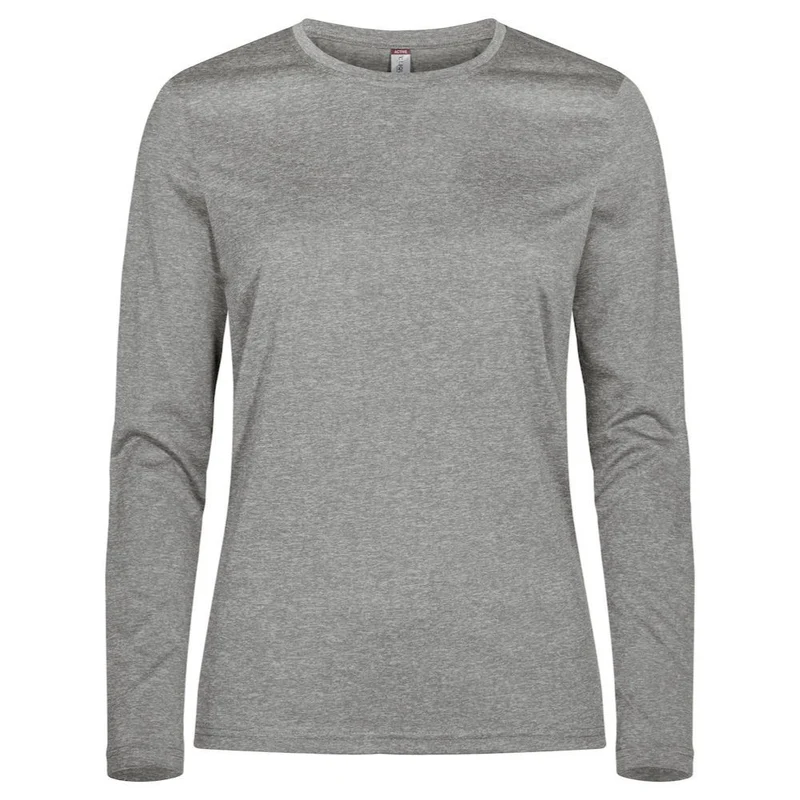 Clique Basic Active-T Lange Mouwen Dames 029041