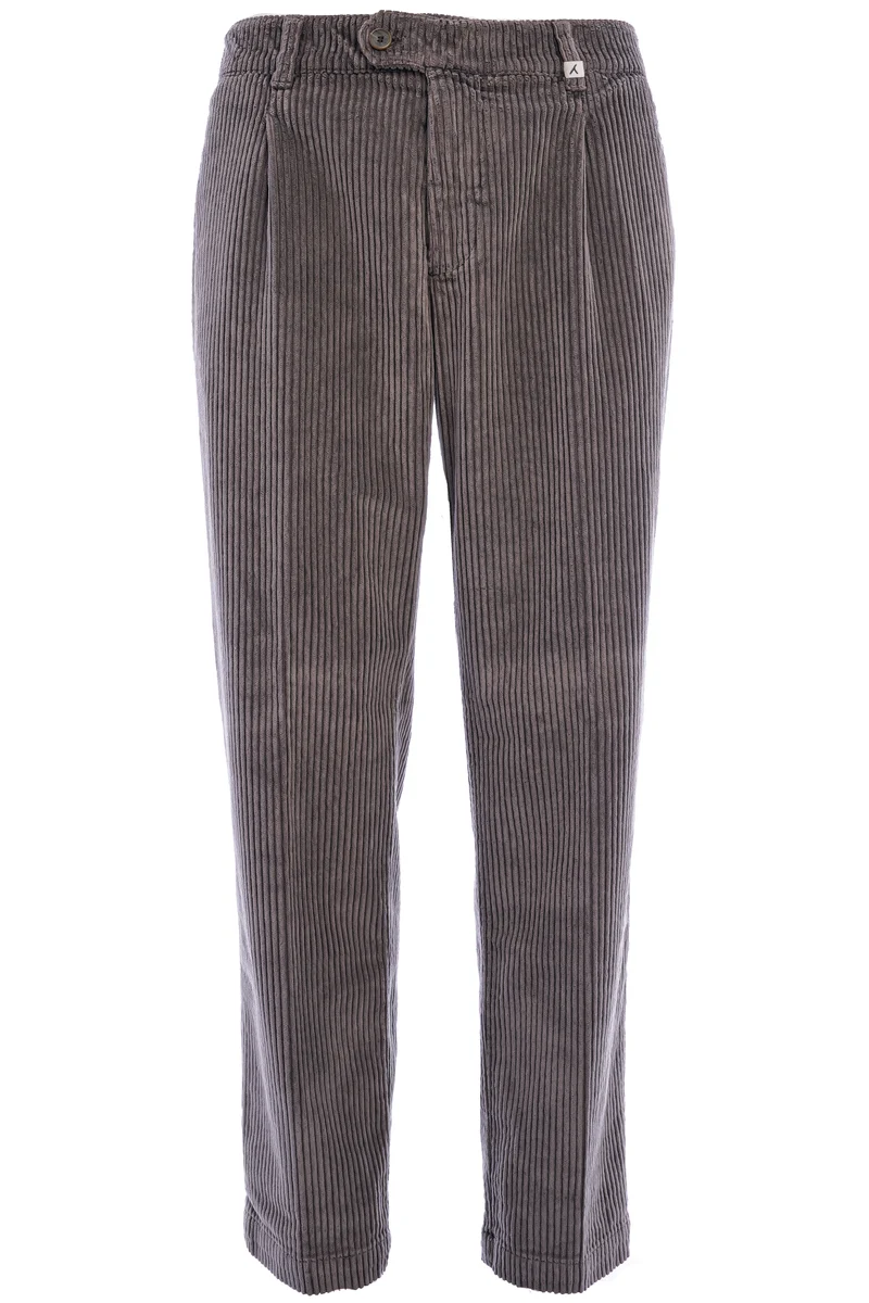 Cordhose Taupe