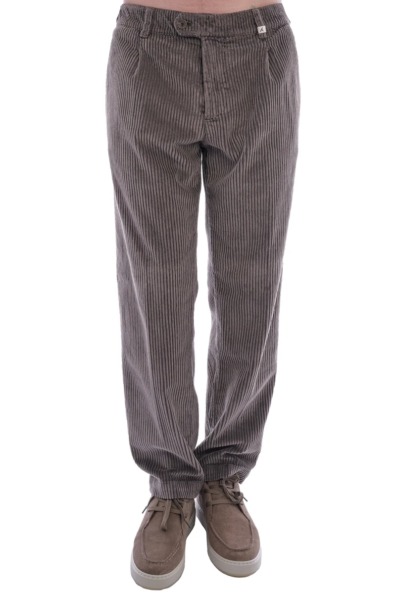 Cordhose Taupe