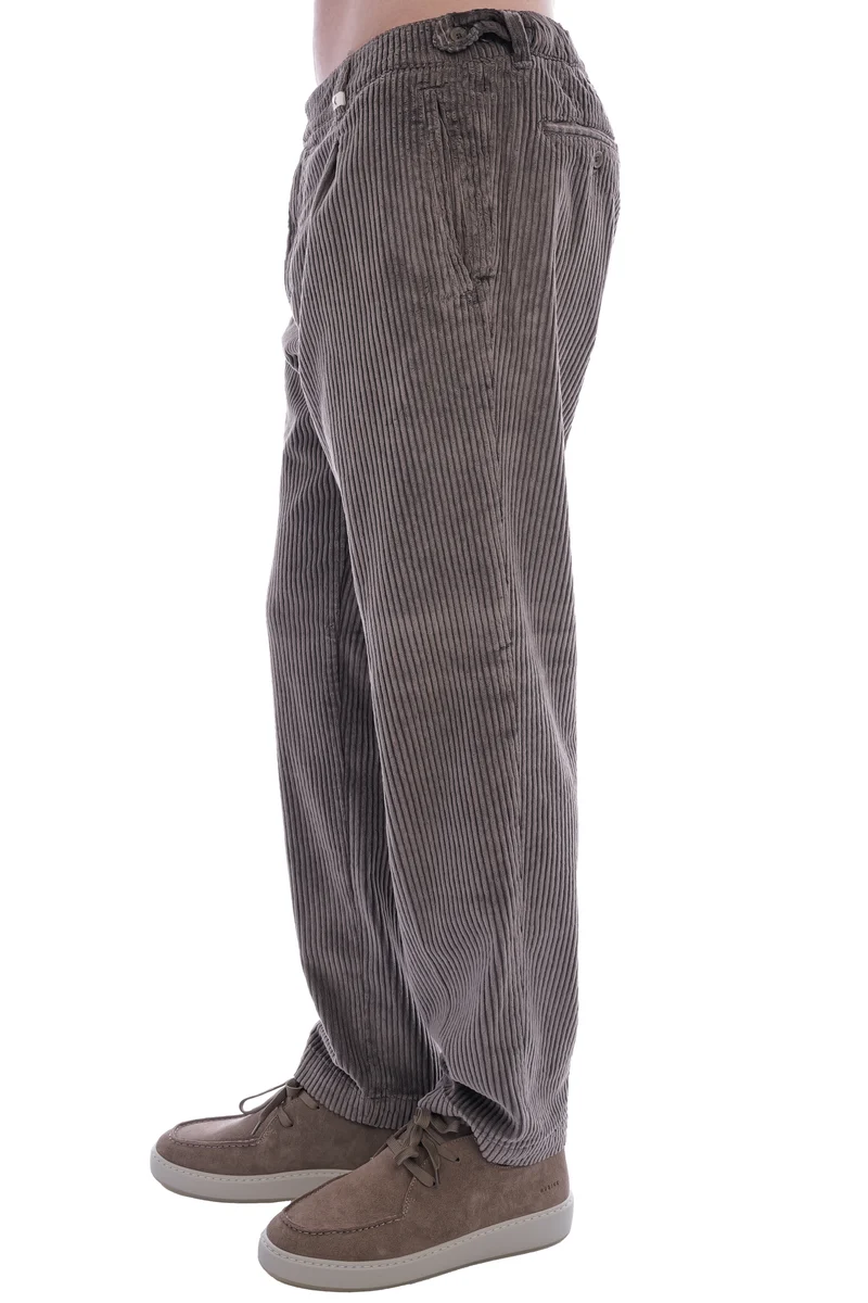 Cordhose Taupe