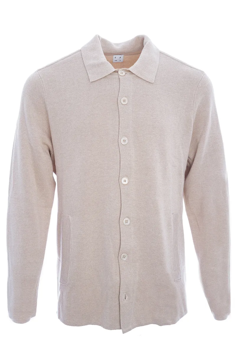 Strickjacke aus Seide und Kaschmir Porridge