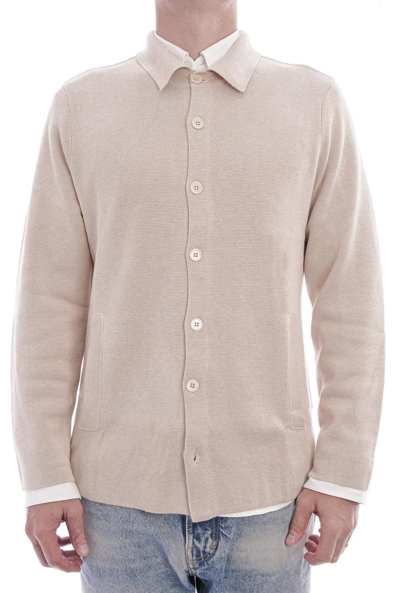 Strickjacke aus Seide und Kaschmir Porridge