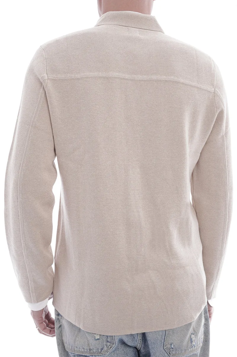 Strickjacke aus Seide und Kaschmir Porridge