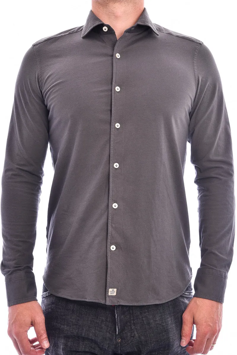 Jerseyhemd Grau