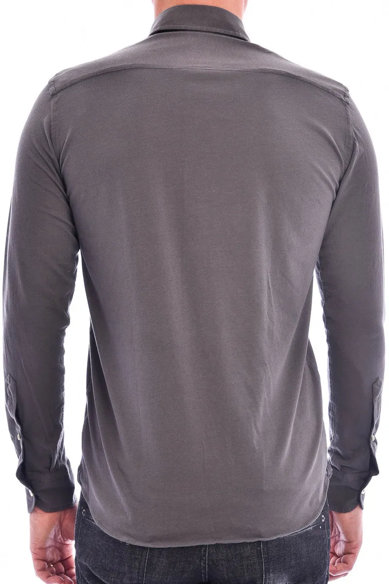 Jerseyhemd Grau