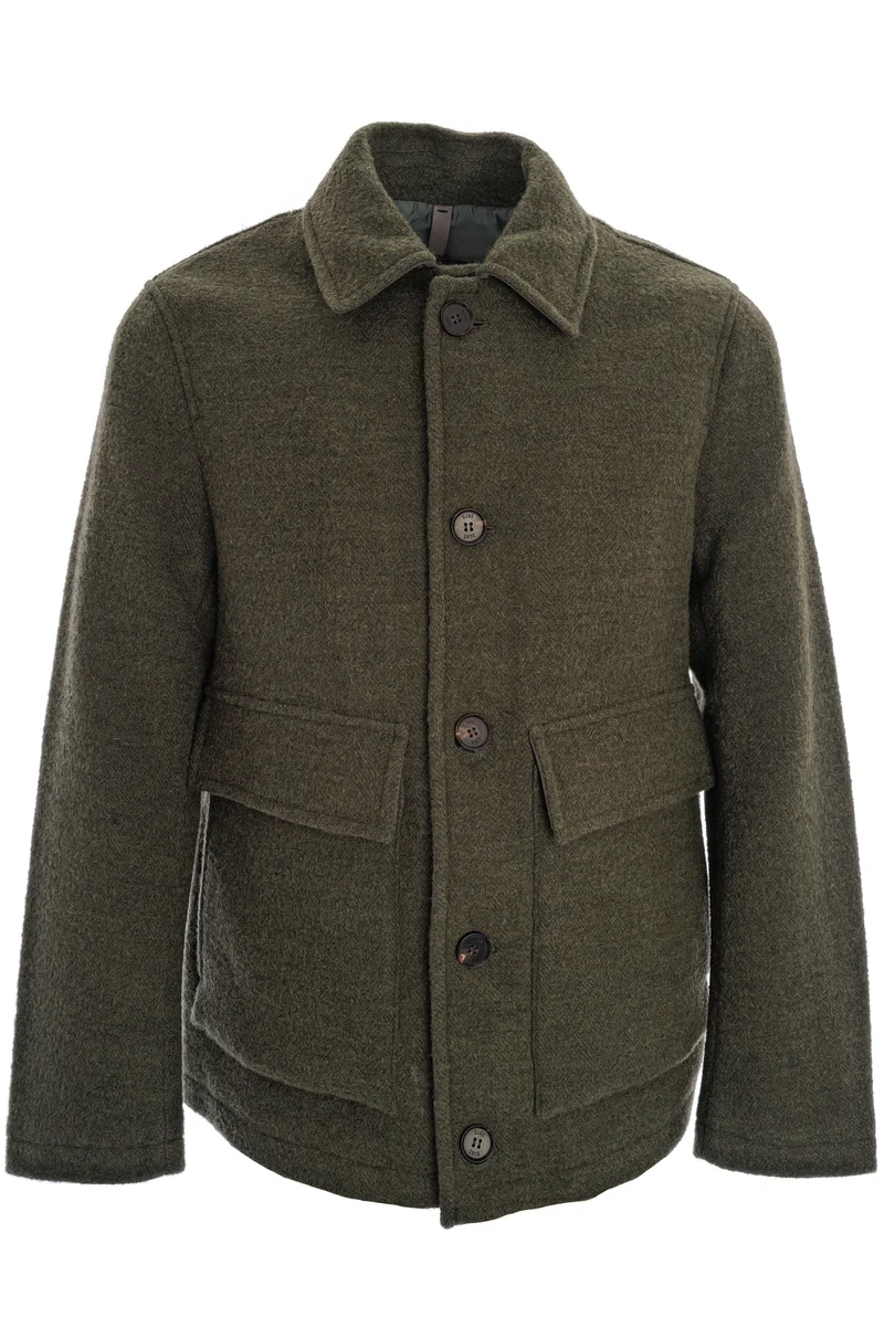 Wolljacke 'Bullet' Grün