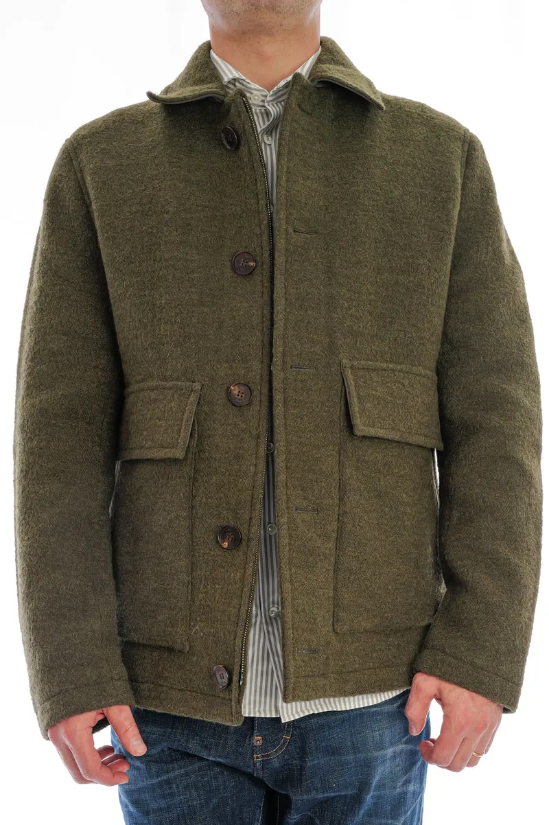 Wolljacke 'Bullet' Grün