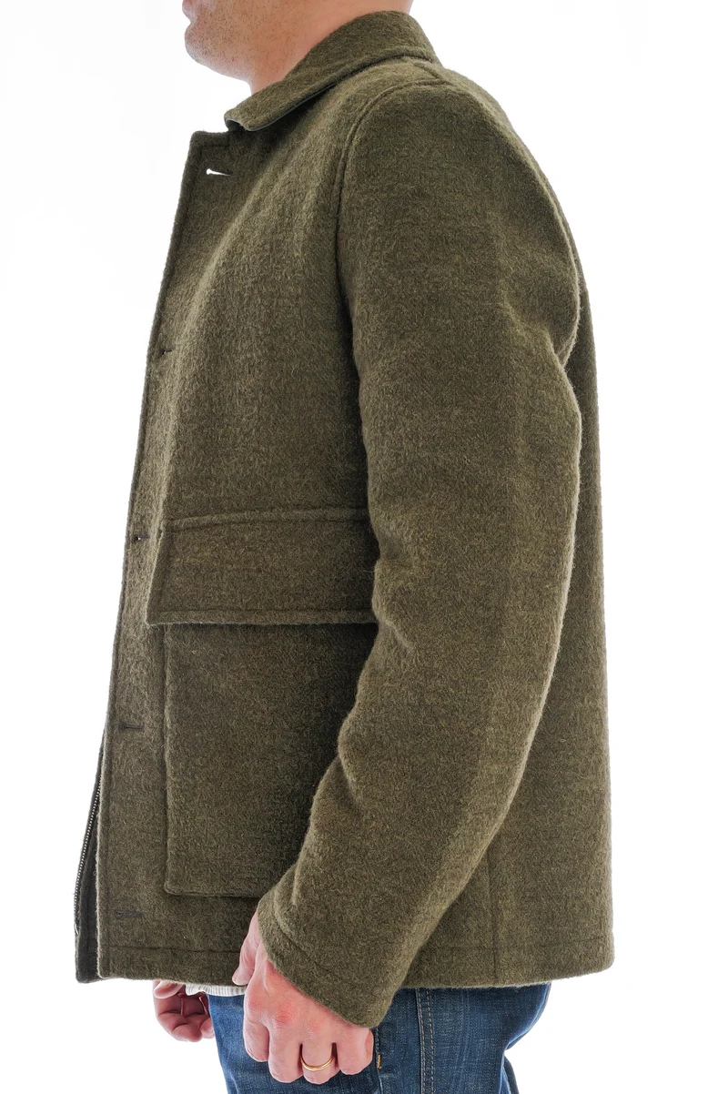 Wolljacke 'Bullet' Grün