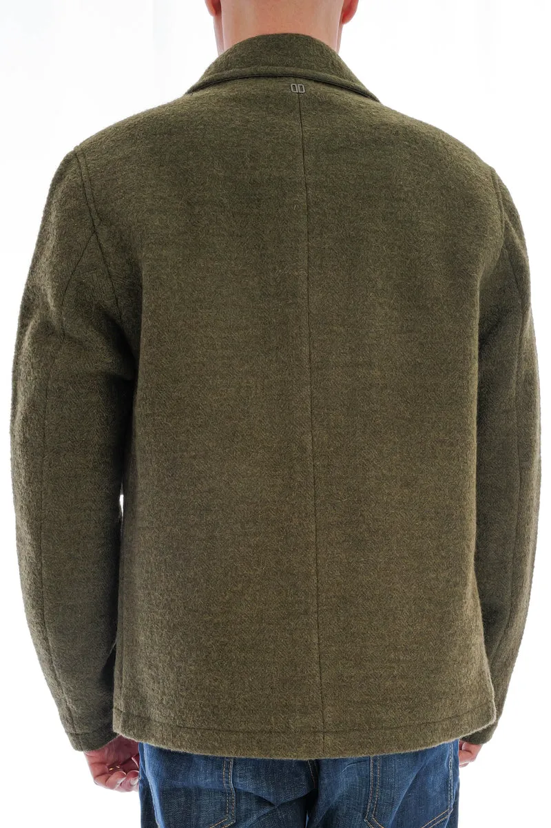 Wolljacke 'Bullet' Grün