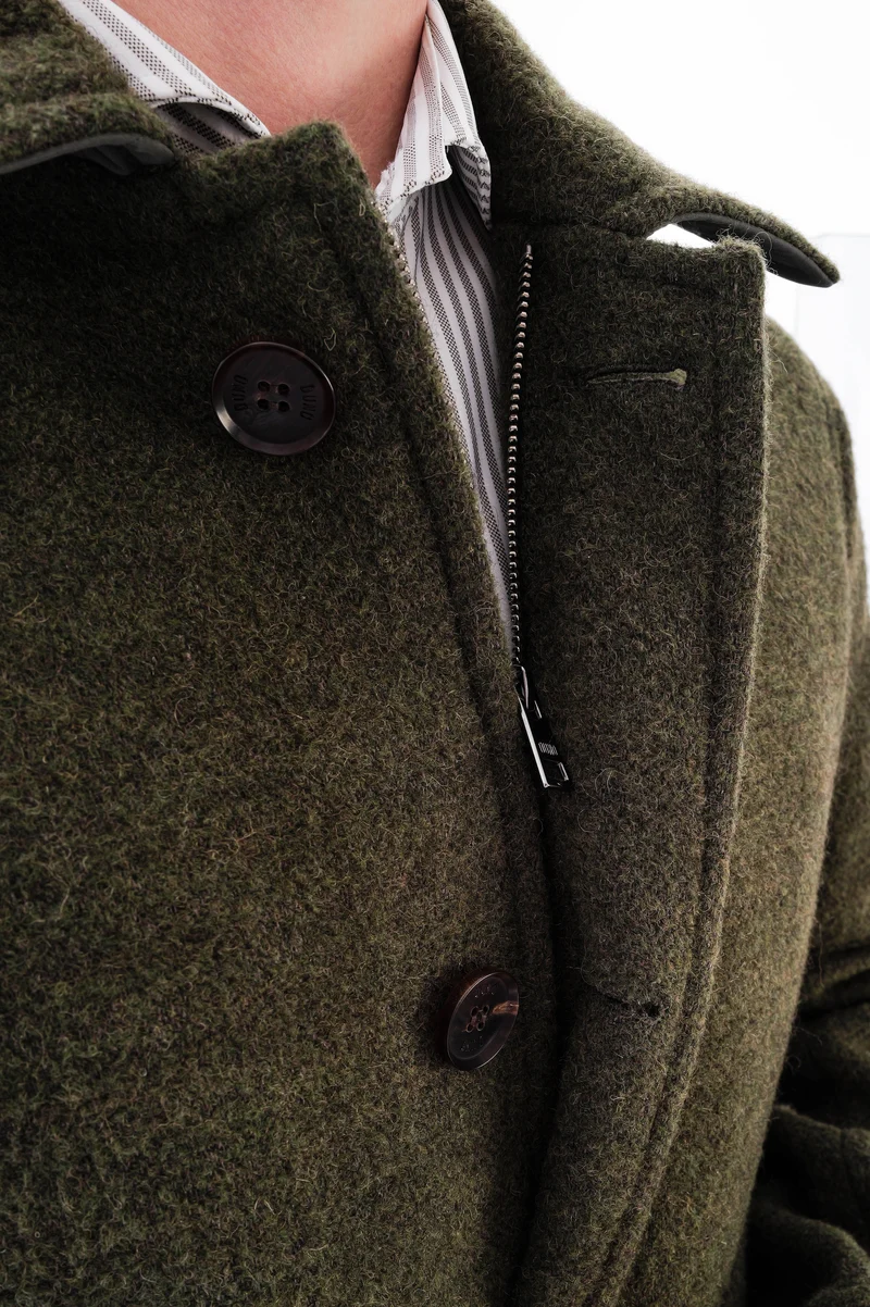 Wolljacke 'Bullet' Grün