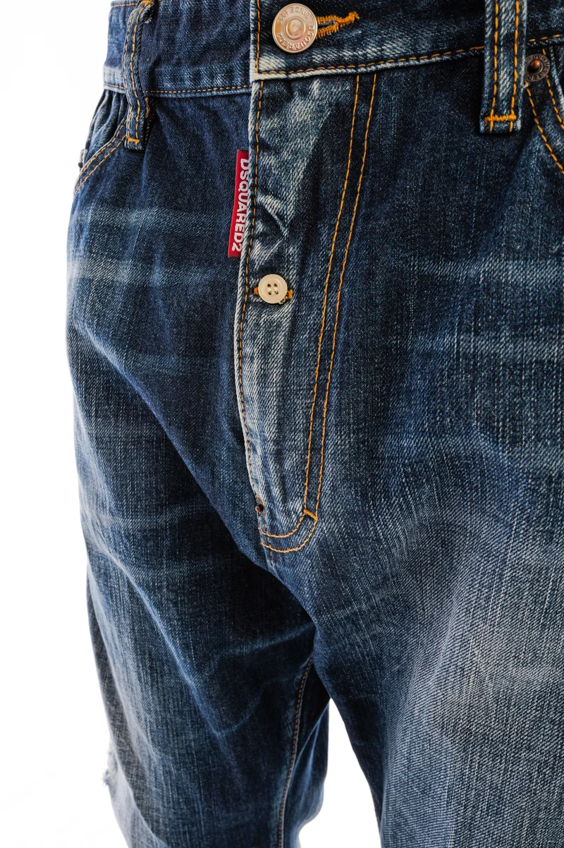 Jeans 'Be Cool Be Nice' Blau