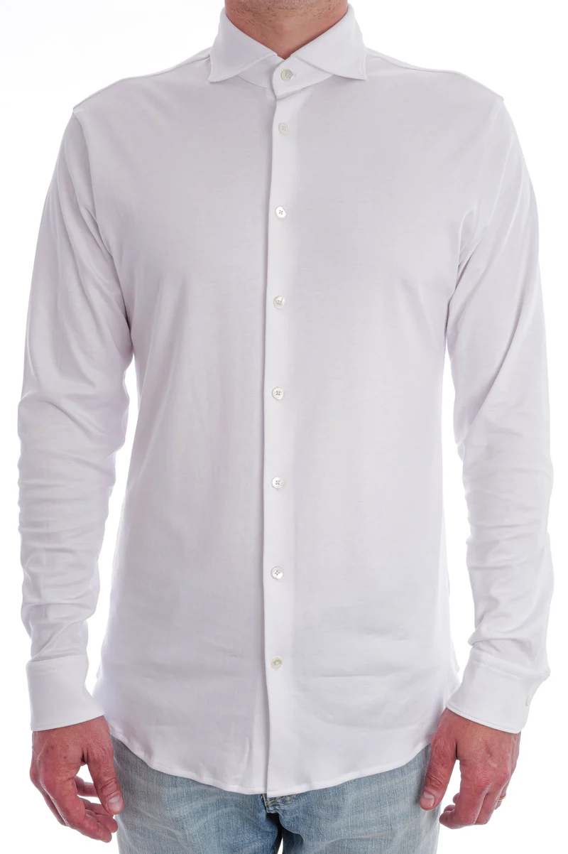 Baumwollhemd 'Otis Hai Deluxe 185' Weiß