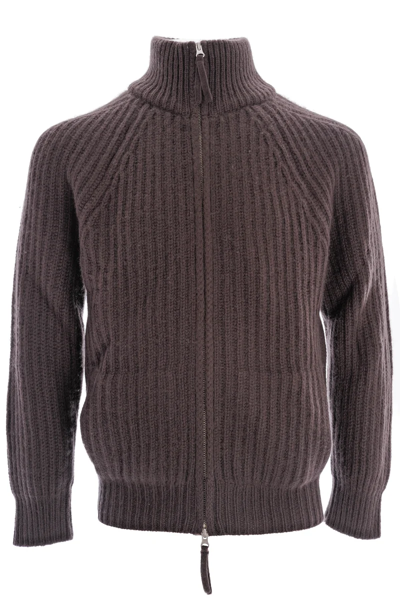 Kaschmirstrickjacke 'Nic' Ocker