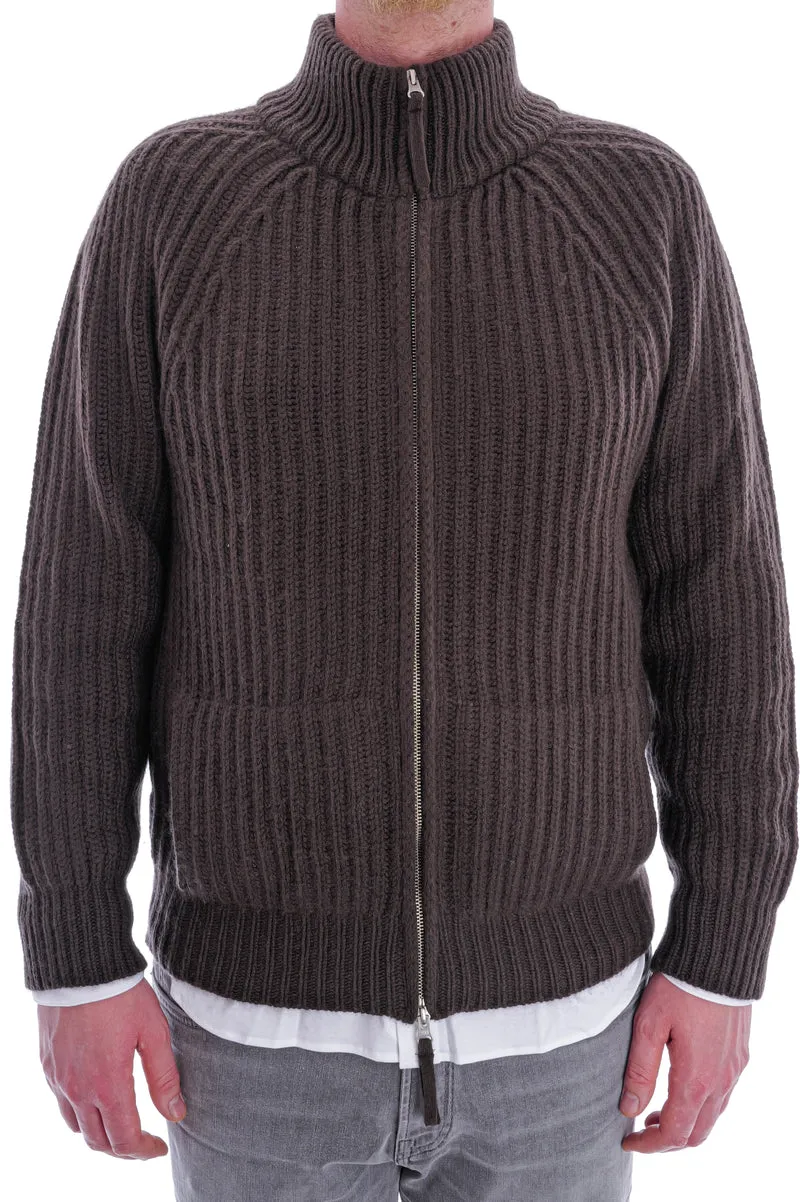 Kaschmirstrickjacke 'Nic' Ocker