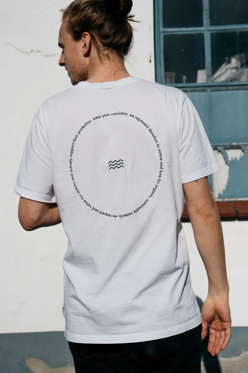 T-Shirt Rückenwind Weiß