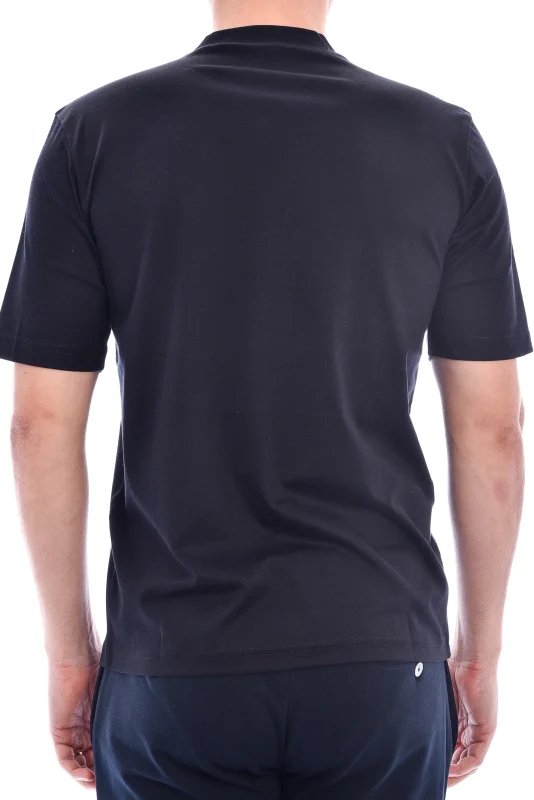T-Shirt 'Eike' mit Brusttasche Marine