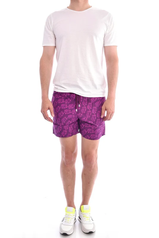 T-Shirt 'Enno' Weiß Rollsaum