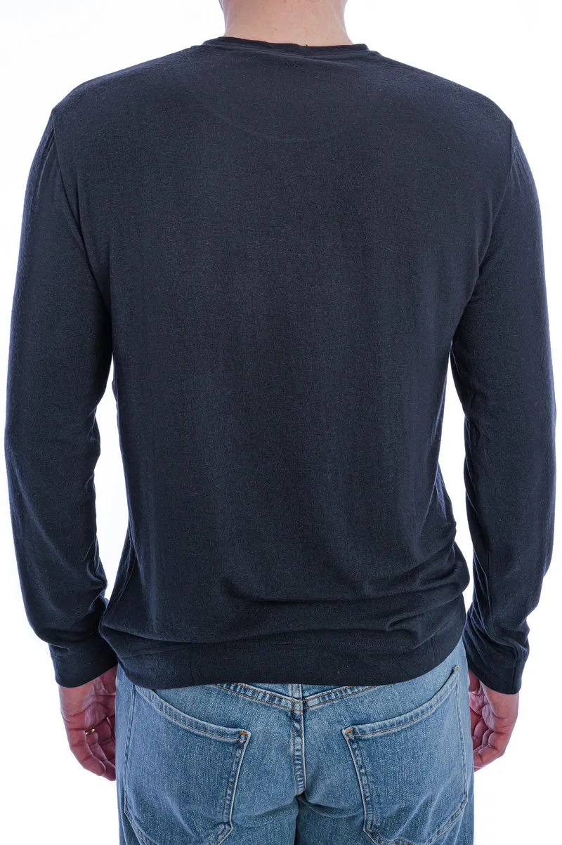 Langarmshirt 'Enno' Navy