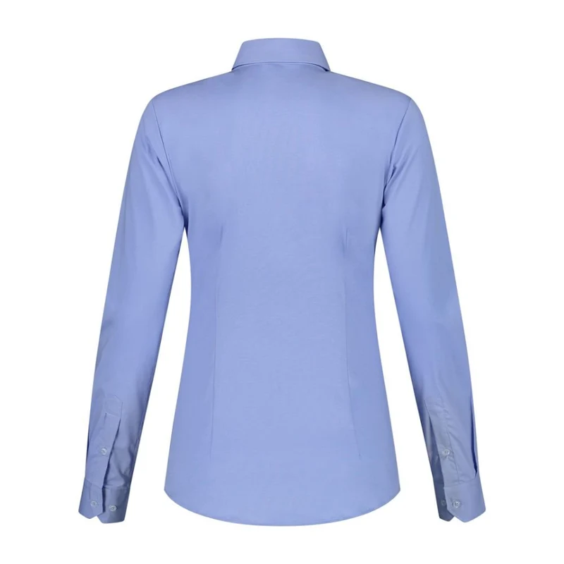 Lemon & Soda Dames Stretch Blouse Poplin Lange Mouw LEM3923