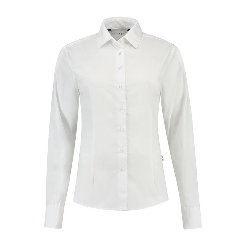 Lemon & Soda Shirt Poplin Mix Lange mouw Dames LEM3932