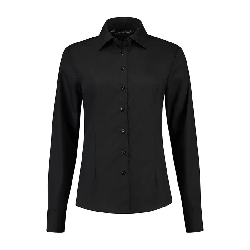 Lemon & Soda Shirt Poplin Mix Lange mouw Dames LEM3932