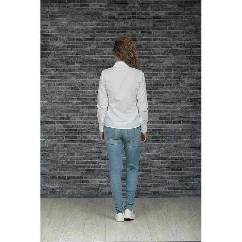 Lemon & Soda Shirt Poplin Mix Lange mouw Dames LEM3932