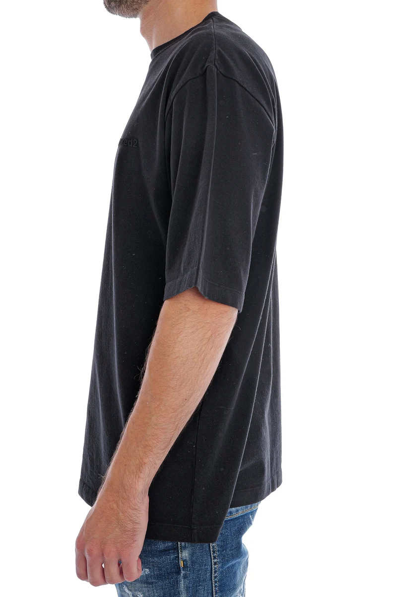 Heavy Cotton T-Shirt Schwarz