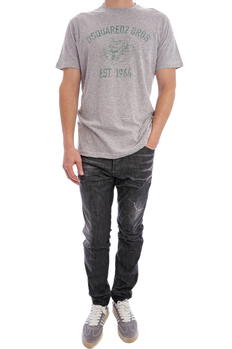 T-Shirt 'Cool Fit' Grau Meliert