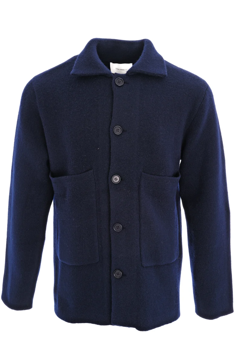 Kaschmirstrickjacke 'Louis' Navy
