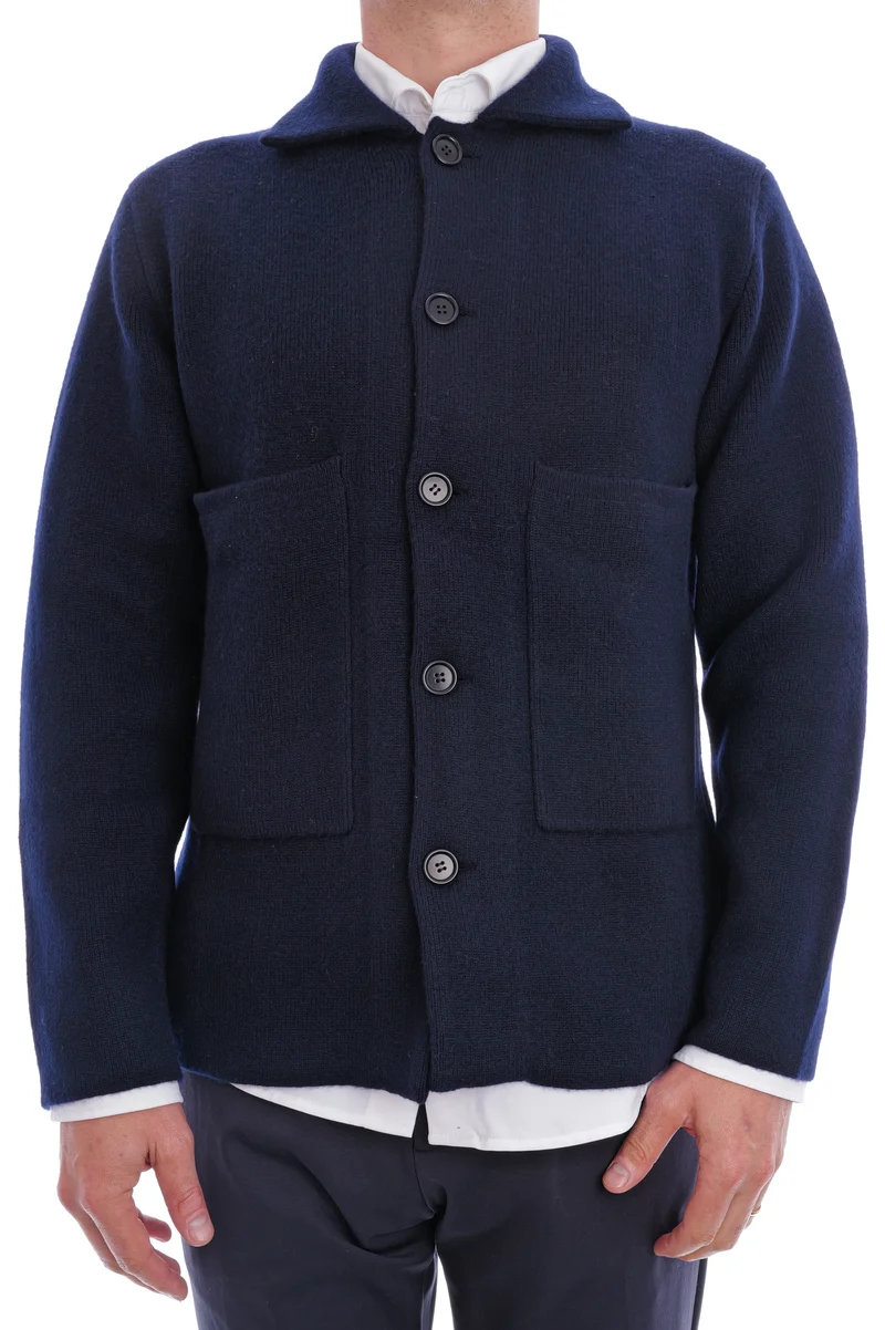 Kaschmirstrickjacke 'Louis' Navy