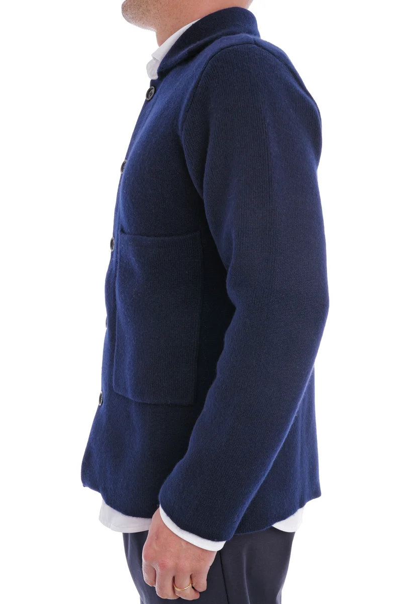 Kaschmirstrickjacke 'Louis' Navy