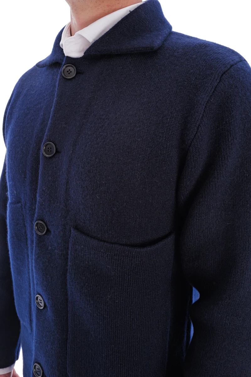 Kaschmirstrickjacke 'Louis' Navy