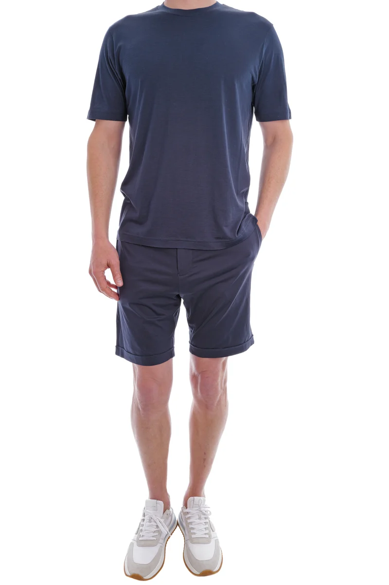 Bermuda Shorts 'Jon FB Super 100' Stahlblau