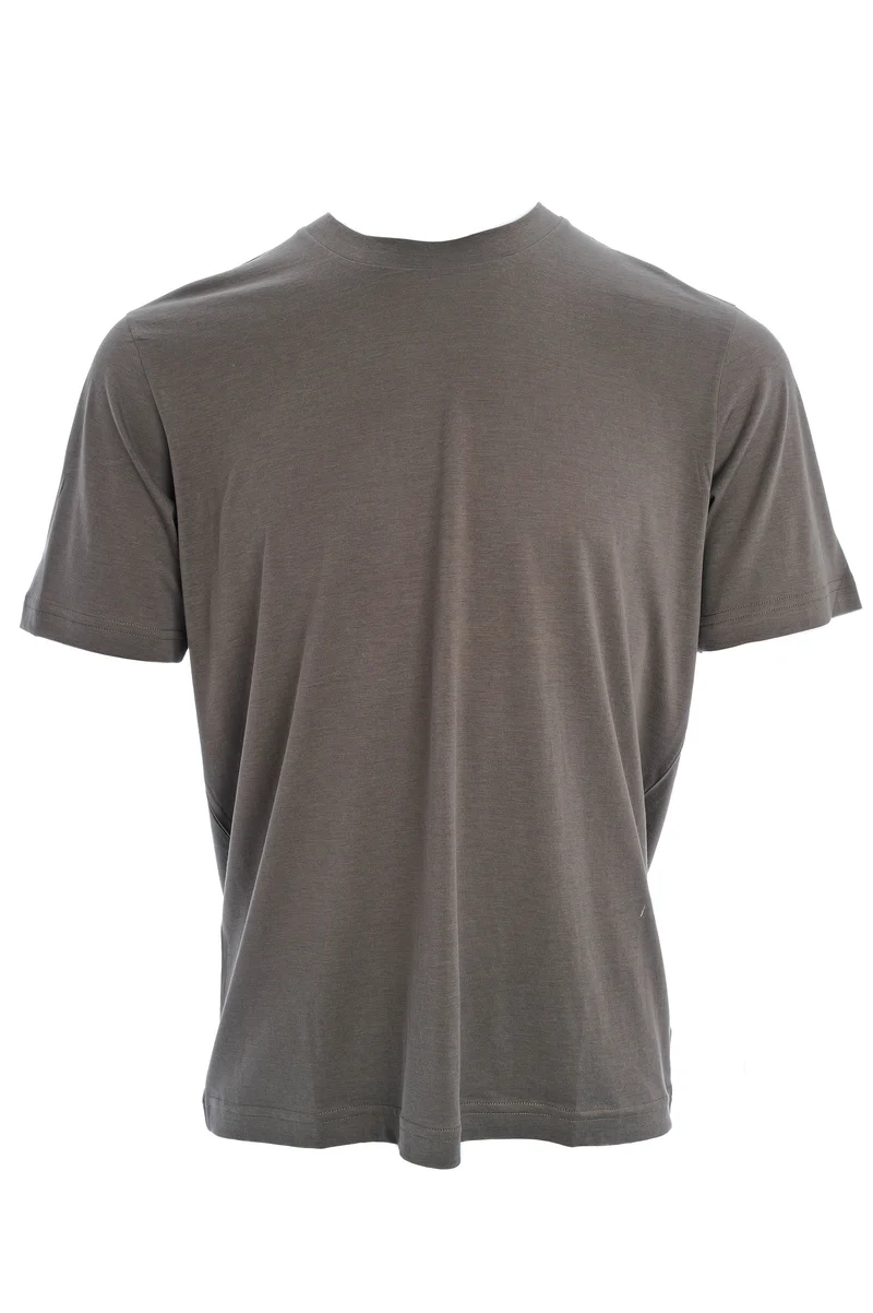 T-Shirt 'Eli' mit Seidenanteil Olive