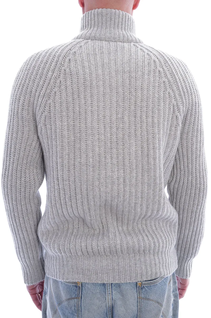 Kaschmirstrickjacke 'Nic' Nebelgrau