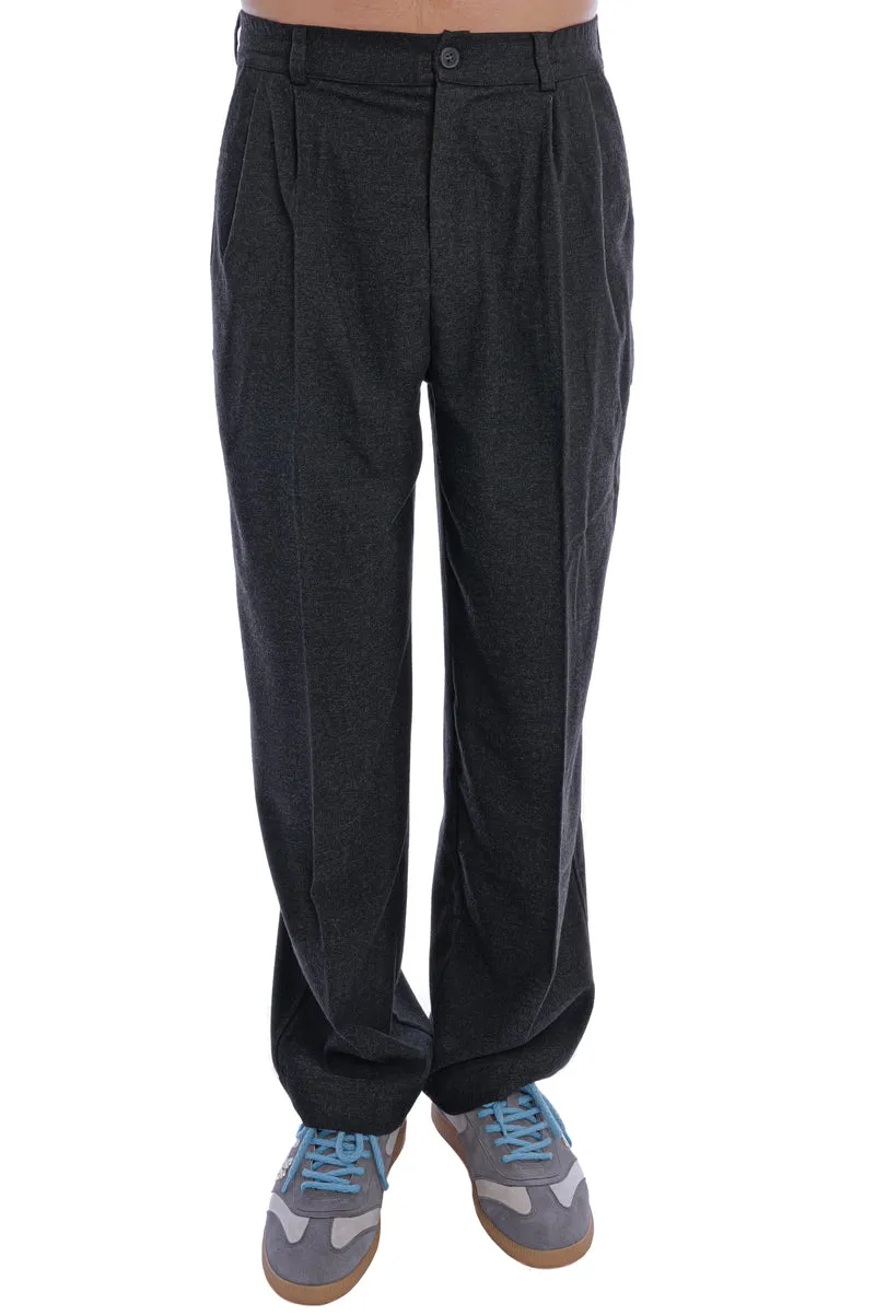 Bundfaltenhose 'Bogota' Rauchgrau