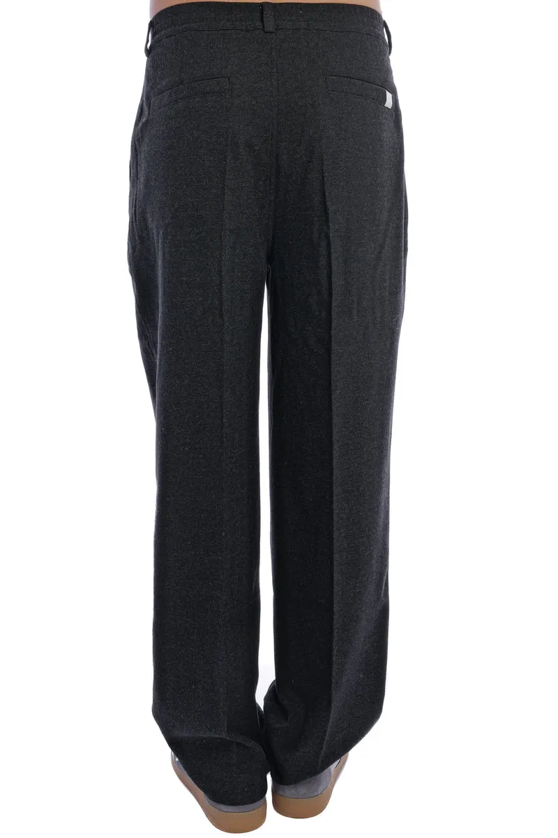 Bundfaltenhose 'Bogota' Rauchgrau