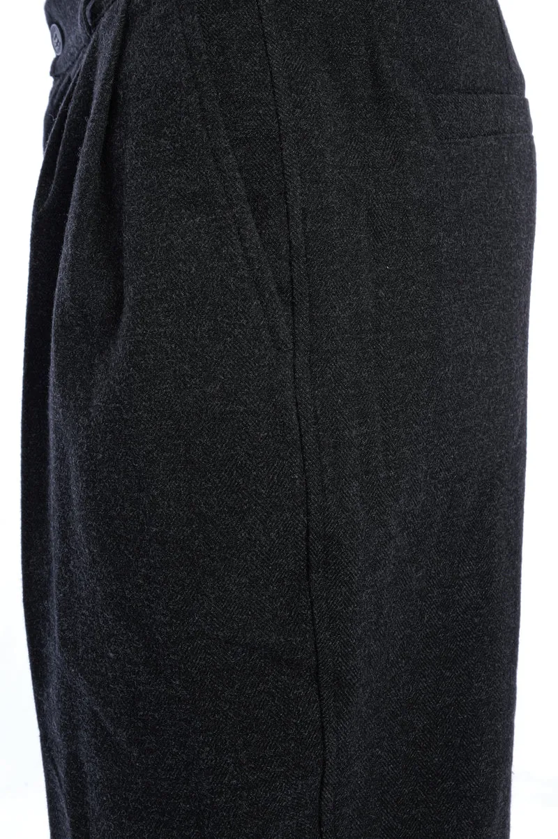 Bundfaltenhose 'Bogota' Rauchgrau