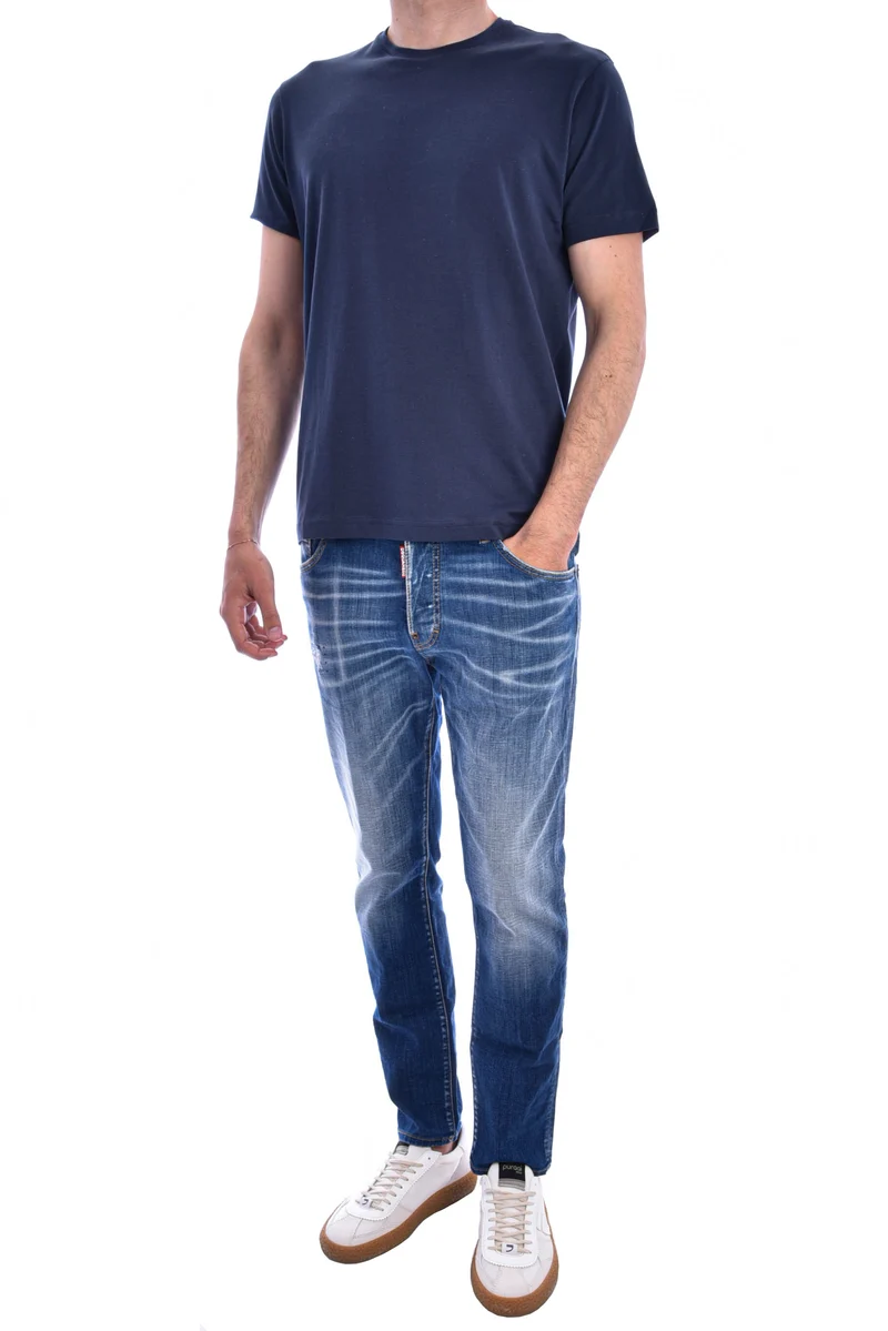 Langarmshirt 'Enno' Stahlgrau