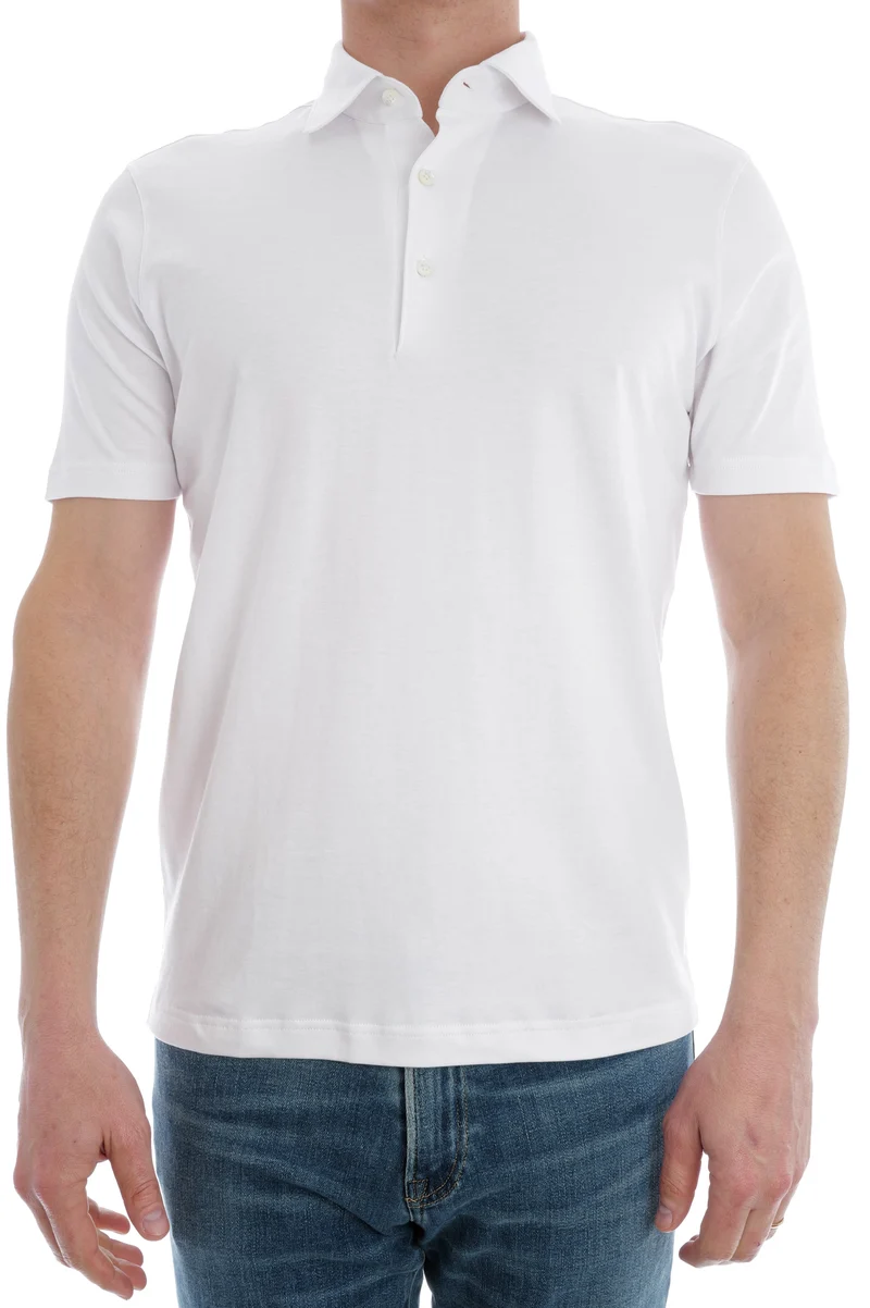Poloshirt 'Luca' Weiß