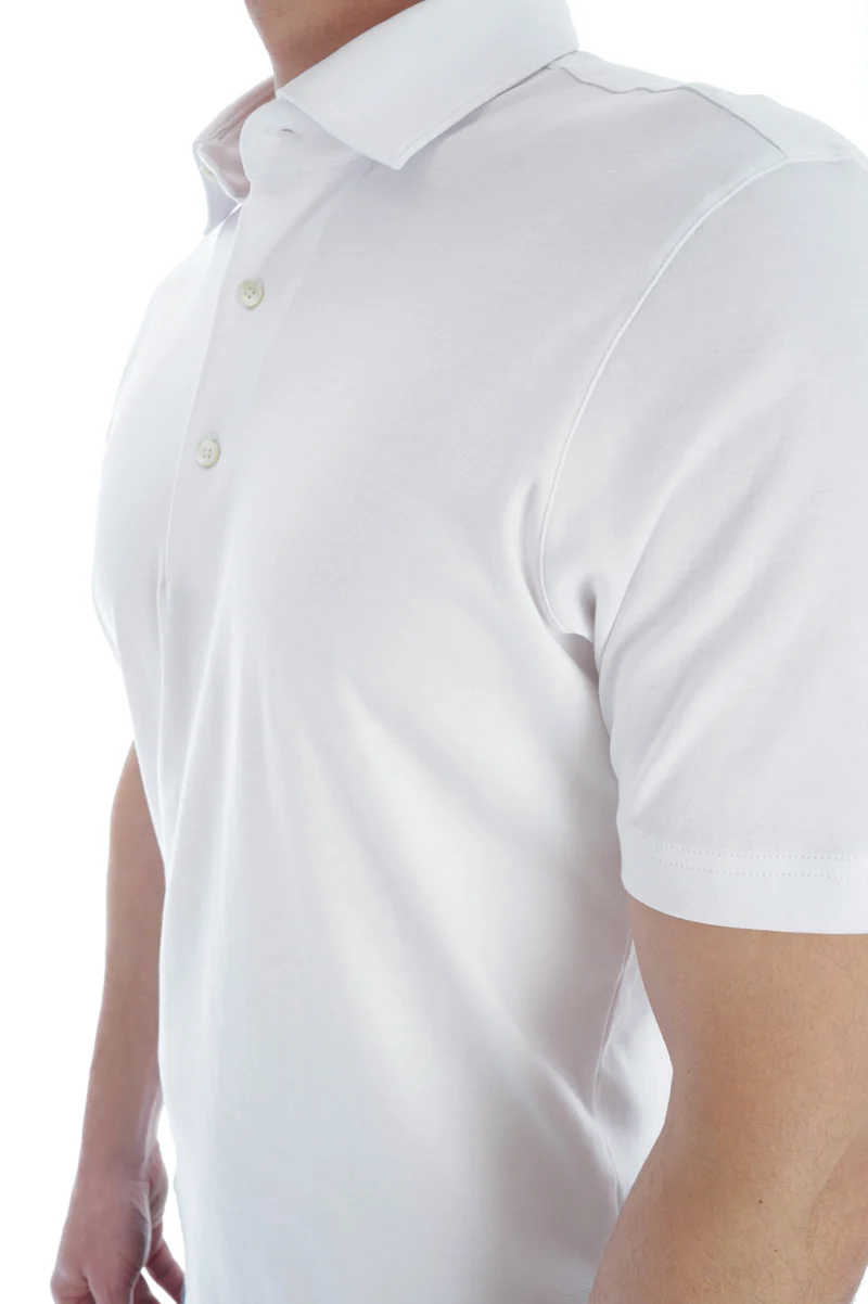 Poloshirt 'Luca' Weiß