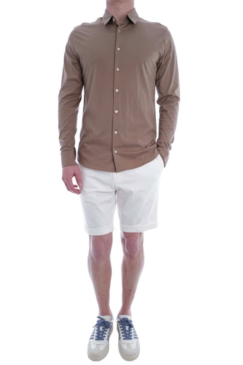 Baumwollhemd 'Otis La 30' Dunkelkhaki