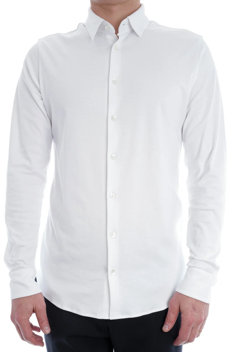 Baumwollhemd 'Otis Sea Island Deluxe 185' Weiß