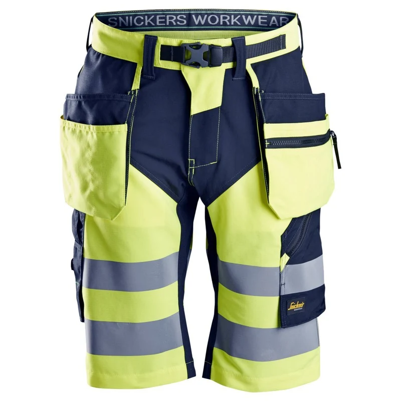 Snickers FlexiWork HV Korte Broek+ Holsterzakken 6933