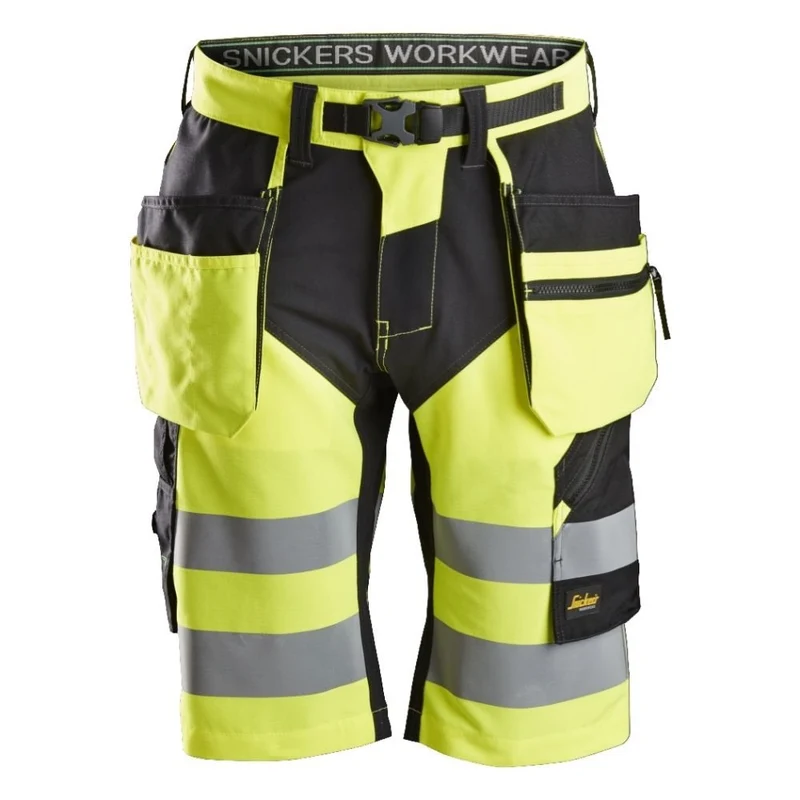 Snickers FlexiWork HV Korte Broek+ Holsterzakken 6933