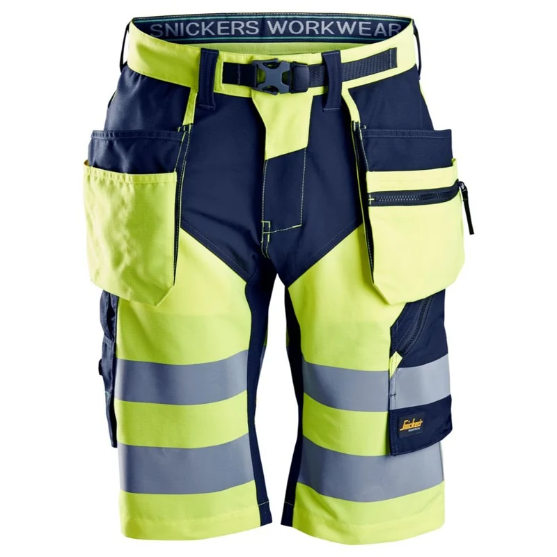 Snickers FlexiWork HV Korte Broek+ Holsterzakken 6933