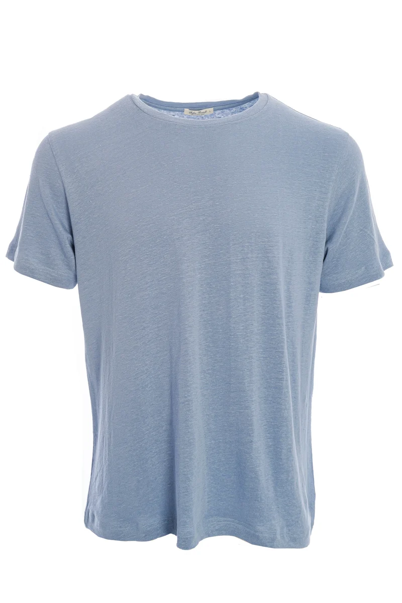 T-Shirt aus Leinen 'Enno' Denim